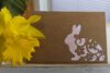 Osterkarten Blumenhase