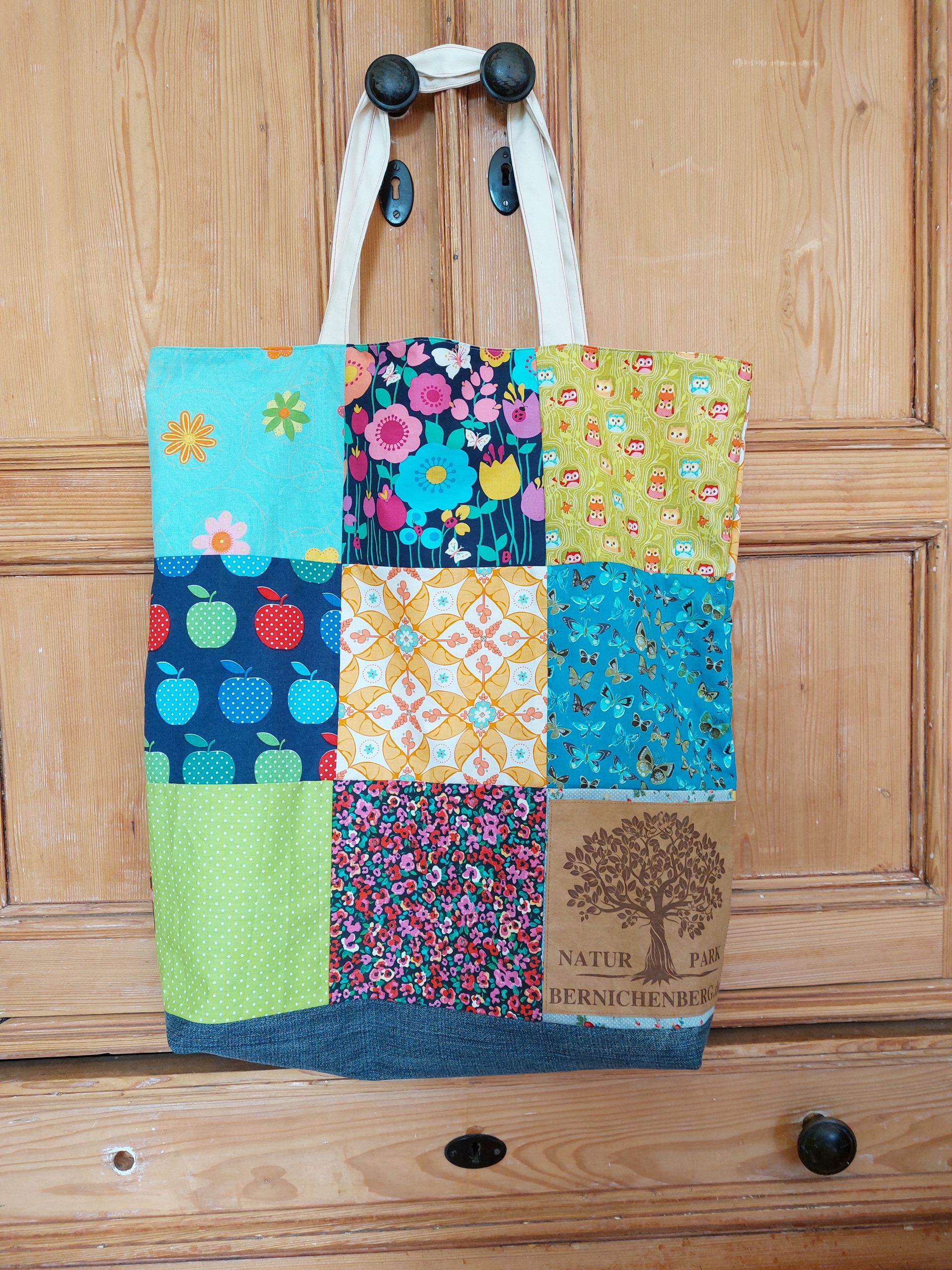 Patchworktasche aus Baumwolle