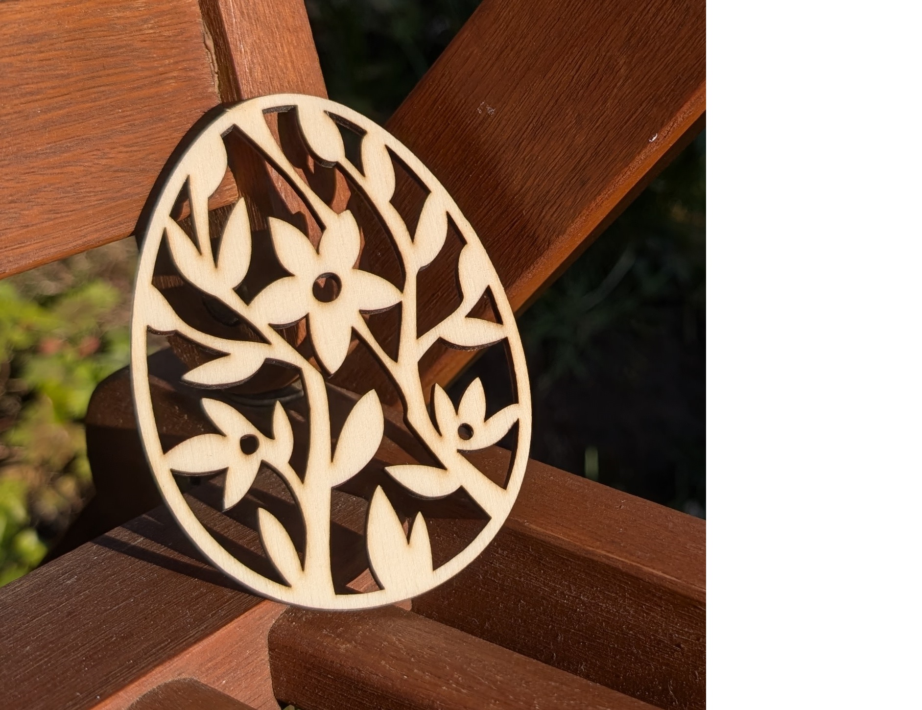 Osteranhänger aus Holz – Bild 7