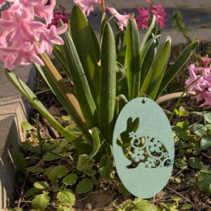 Osteranhänger aus Holz