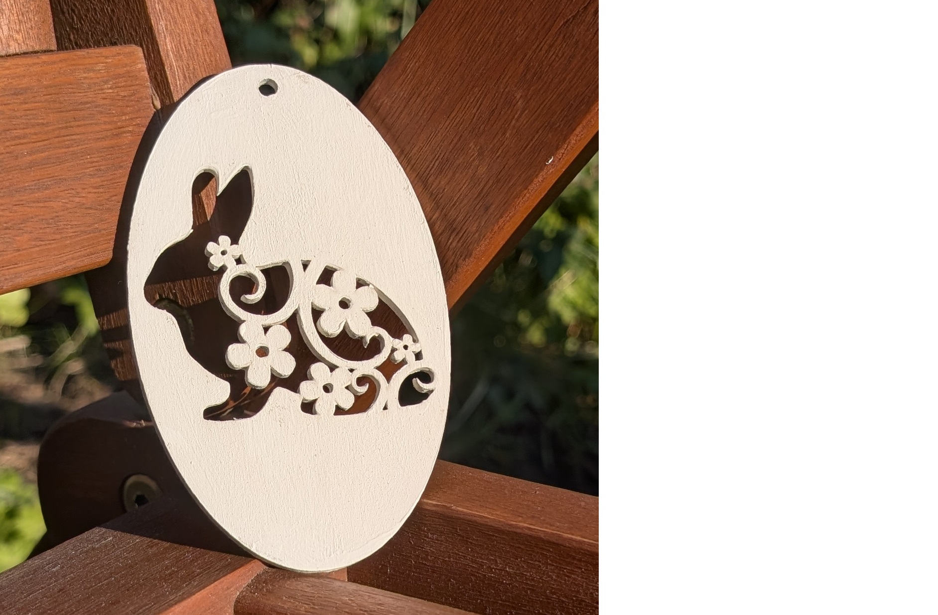 Osteranhänger aus Holz – Bild 4