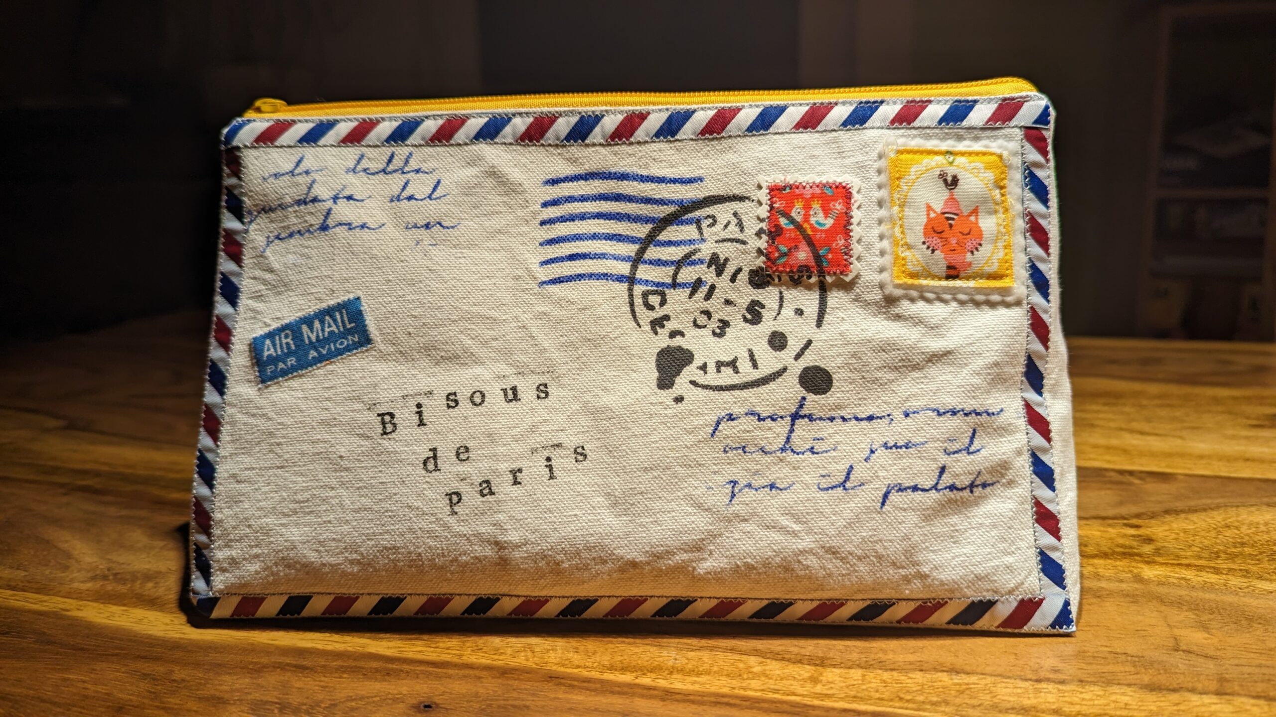 Airmail Kosmetiktasche – Bild 3