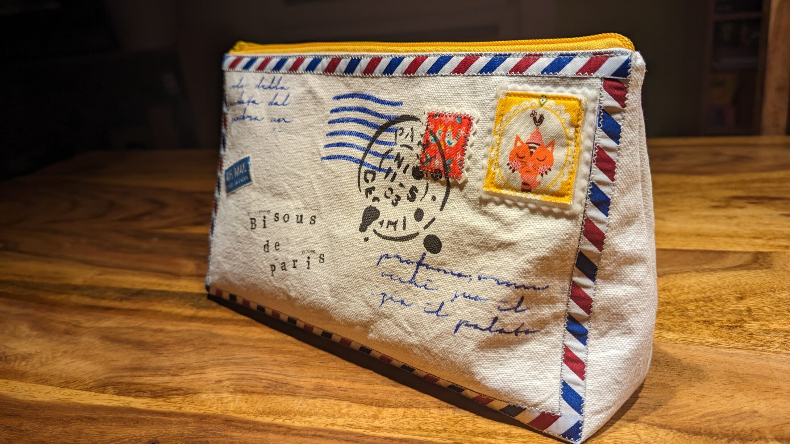 Airmail Kosmetiktasche – Bild 4